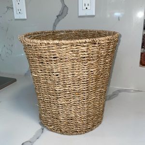 Boho Trash Bin Basket